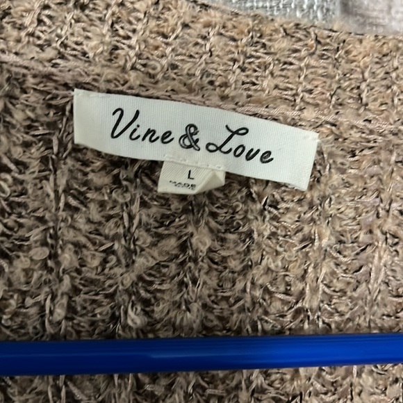 Womens peach/mauve cardigan - Picture 2 of 2